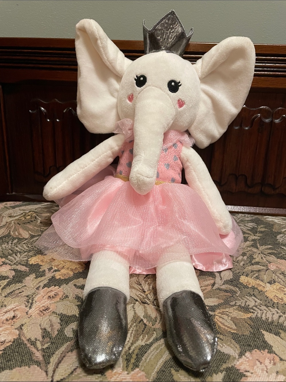 Spark elephant plush doll.